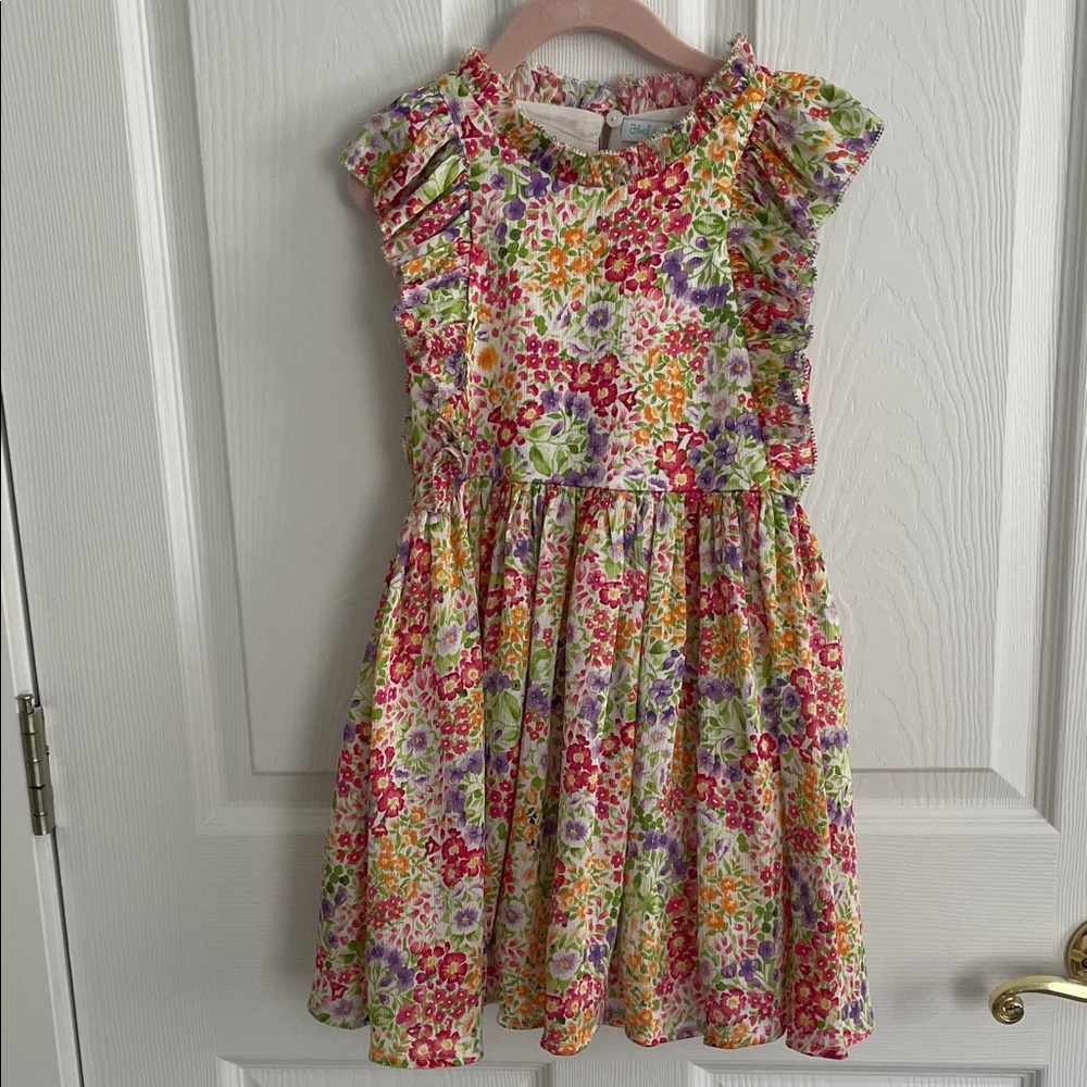 Colorful Floral Kids Dress